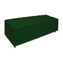 Ver imagem 2 de Calçadeira Recamier Baú Casal 140cm Diana Suede Verde - DS Estofados