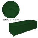 Ver imagem 3 de Calçadeira Recamier Baú Casal 140cm Diana Suede Verde - DS Estofados