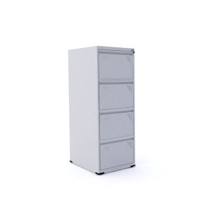 Arquivo de Aço 4 Gavetas Pandin Slm - Cinza