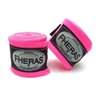 Kit Boxe Muay Thai Fheras Luva Bandagem Bucal 10Oz Rosa - 2