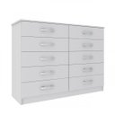 Ver imagem 2 de Cômoda 10 Gavetas Austin Evidência Móveis