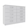 Cômoda 10 Gavetas Austin Evidência Móveis - 2