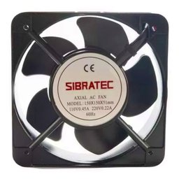 Kit Microventilador 150x150x52 110v 220v + Veneziana - 2