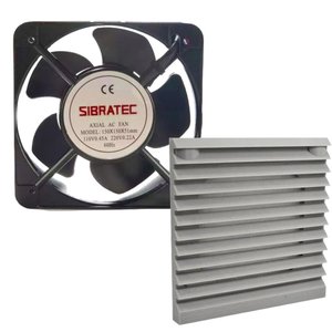 Kit Microventilador 150x150x52 110v 220v + Veneziana