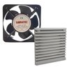 Kit Microventilador 150x150x52 110v 220v + Veneziana - 1