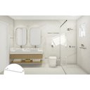 Ver imagem 3 de Porta Toalha Toalheiro de Rosto de Banheiro 25cm em Aço Inox Polido Brilhante Linha Tessália Stainle