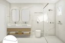 Ver imagem 3 de Porta Toalha Toalheiro de Rosto de Banheiro 25cm em Aço Inox Polido Brilhante Linha Tessália Stainle