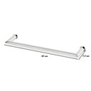 Ver imagem 5 de Porta Toalha Toalheiro de Rosto de Banheiro 25cm em Aço Inox Polido Brilhante Linha Tessália Stainle