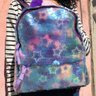 Mochila Casual Estrelas Paete Lantejoula Neon Lilas sakura - 2