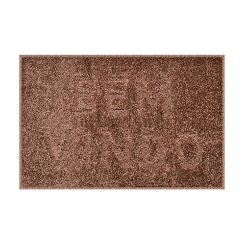 Capacho Realce Bem Vindo 79 Caramelo 0,50x0,80M - J Serrano