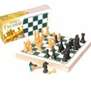 Ver imagem 2 de Jogo Tradicional de Xadrez Tabuleiro Escolar Xalingo