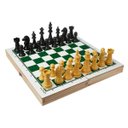Ver imagem 3 de Jogo Tradicional de Xadrez Tabuleiro Escolar Xalingo
