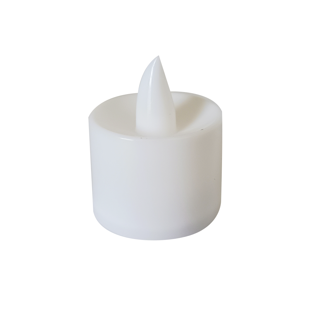 Kit 24 Velas Eletrônicas com Pilhas Modelo Branco Led Slim - 5