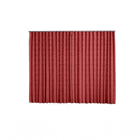 Cortina Jacquard 6,00x2,30 para Trilho Suíço Rosê-rosa