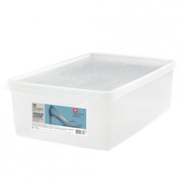 Conjunto de 4 Caixas Plástica Para Sapato, Tamanho M - Leve Mais Pague Menos, Linha My Closet - 4