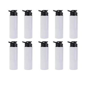 10 Squeezes de Aluminio Branco 750 Ml P/sublimação