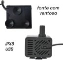 Ver imagem 6 de Fonte Bebedouro Gatos Cães Automático com Filtro Usb Bivolt 2,5 Litro