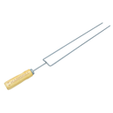 Ver imagem 2 de Kit 10 Espeto Duplo Profissional para Linguiça Churrasco