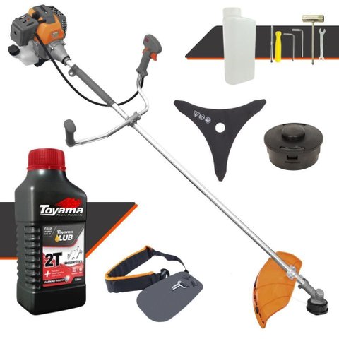 Roçadeira Tekna Rl430-p Plus 43cc 1,7hp + Óleo Toyama 2t