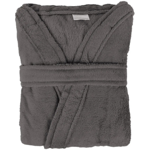 Roupão Microfibra Adulto Cinza Urbano