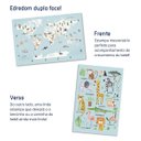 Ver imagem 4 de Edredom Dupla Face Foto Bebê Mêsversário Mapa Mundi Animais