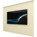 Ver imagem 2 de Painel para TV até 85 Polegadas Ripado com LED 100% MDF 250CMX218CM Supremo Bege Off White