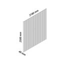 Ver imagem 3 de Painel para TV até 85 Polegadas Ripado com LED 100% MDF 250CMX218CM Supremo Bege Off White