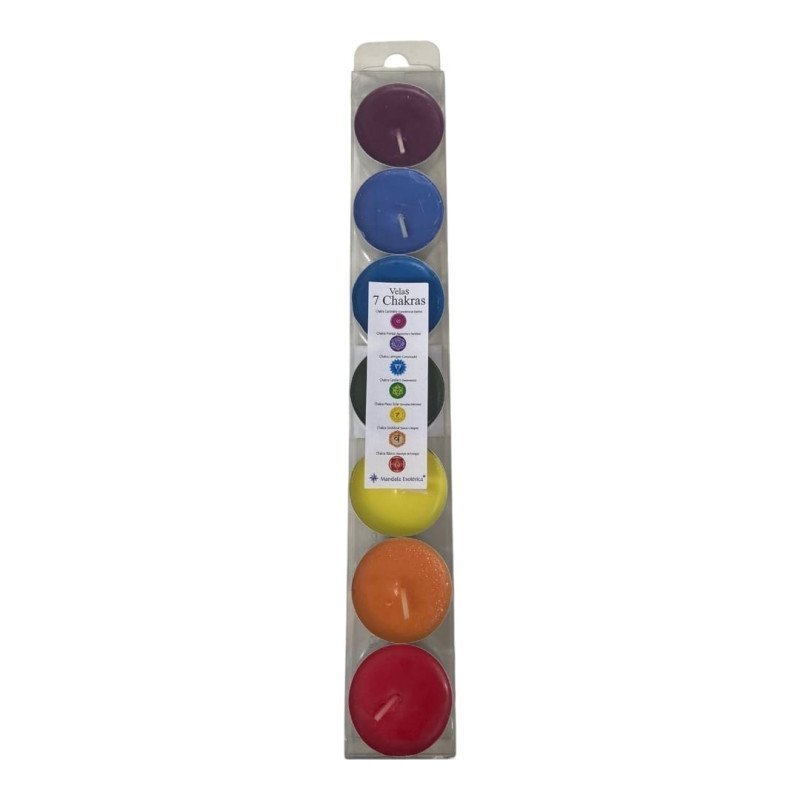 Kit 7 Velas 7chakras Rechaud Difusor Flutuante Fondue - 3