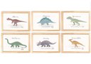 Ver imagem 1 de Kit Quadro Dinossauro Infantil Decoração Enxoval Quarto Criança Bebê