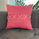 Ver imagem 2 de Capa para Almofada Quadrada - Boho - Detalhes em Macramê Almofadas Estilo