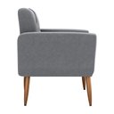 Ver imagem 4 de Poltrona Decorativa Juan Boucle Cinza