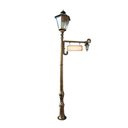 Ver imagem 1 de Poste Colonial Kansas para Jardim Alumínio Placa 3,20m