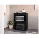 Ver imagem 2 de Armário Cooktop Adriana Preto C/tampo Fogão 4 ou 5 Bocas - Ajl Móveis