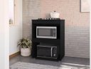 Ver imagem 2 de Armário Cooktop Adriana Preto C/tampo Fogão 4 ou 5 Bocas - Ajl Móveis