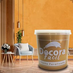 Cimento Queimado com Efeito Perolizado Decora Fácil 1kg - Ouro Brasil - 4
