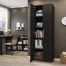 Armário para Escritório Multiuso Curitiba 2 Portas - Preto - 1