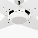 Ver imagem 2 de Ventilador de Teto Natuvent Callis Led 4 Pás Madeira Branco 4000k Branco Neutro, Luz Neutra 127v