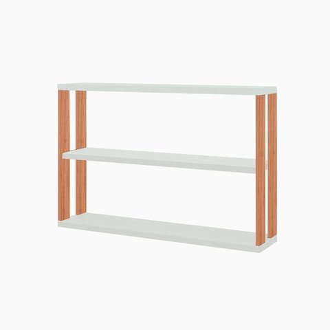 Nicho para Sala de Estar 2 Prateleiras Industrial