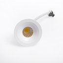 Ver imagem 4 de Spot de Embutir para Móvel Nordecor Elysa Mini Redondo Led 3w Bivolt Branco 3000k Luz Amarela