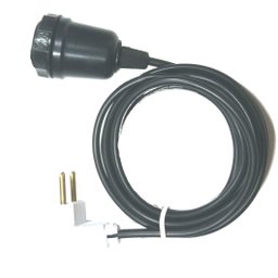 Soquete C/ Rabicho Preto 2 Metros E Plug Para Iluminação - 1