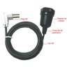 Soquete C/ Rabicho Preto 2 Metros E Plug Para Iluminação - 4