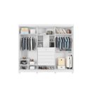 Ver imagem 2 de Guarda-Roupa Casal 6 Portas 5 Gavetas Antares Móveis Lanza