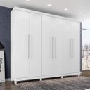 Ver imagem 1 de Guarda-Roupa Casal 6 Portas 5 Gavetas Antares Móveis Lanza