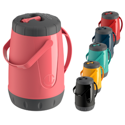 Garrafa Térmica 2,5l para Terere Suco Água com Bico Automático 1un - Rosa - 2