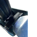 Ver mais imagens de Rodízio Rodinha Grande Giratório Placa Base Aço Roda Borracha Diâmetro 200mm 8" Altura 245mm