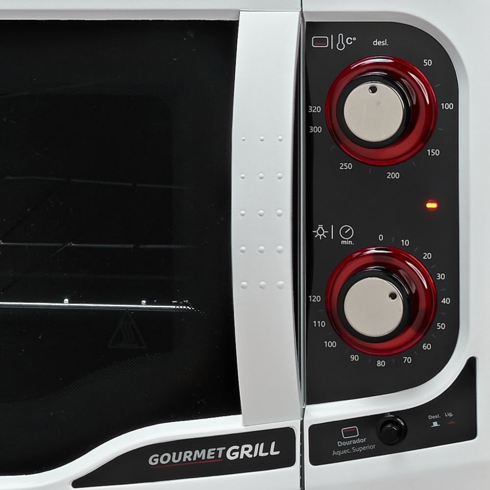 Forno Elétrico Fischer Gourmet Grill GII Bancada Branco 44L 127V 9741-79181 - 3