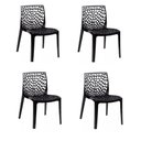 Ver imagem 1 de Kit 4 Cadeiras de Jantar Gruvyer Ajl Store Kit 4 Cadeiras Gruvyer
