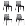 Kit 4 Cadeiras de Jantar Gruvyer Ajl Store Kit 4 Cadeiras Gruvyer - 1
