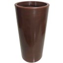Ver imagem 6 de Kit 3 Vasos para Plantas Redondos Polietileno Marrom