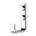 Ver imagem 3 de Gancho Cabide Toalheiro Fixação Parafuso Aço Piatina - Cromado